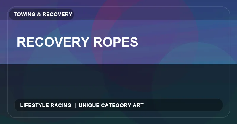 Recovery Ropes
